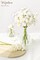18 PCS White Ranunculus Artificial Flowers – 14" Faux Peonies for DIY Wedding Bouquets, Home Decor, Bridal Shower Centerpieces, Silk Real-Touch Faux Flowers